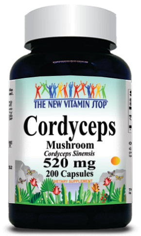 50% off Price Cordyceps 520mg 200 Capsules 1 or 3 Bottle Price