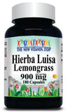 50% off Price Hierba Luisa Lemongrass 900mg 180 Capsules 1 or 3 Bottle Price