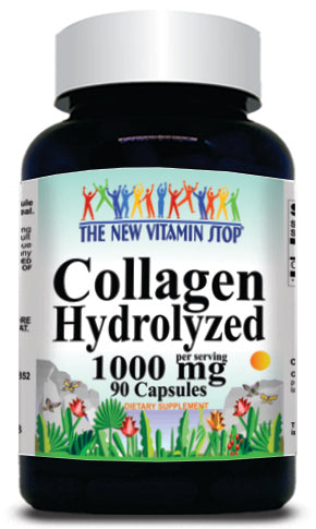 BUY 1 GET 2 FREE Collagen Hydrolyzed 1000mg 90 or 180 Capsules