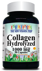 50% off Price Collagen Hydrolyzed 1000mg 90 or 180 Capsules 1 or 3 Bottle Price