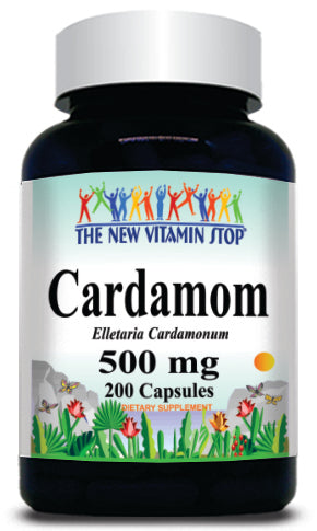 BUY 1 GET 2 FREE Cardamom 500mg 200 Capsules