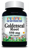 50% off Price Goldenseal Root 550mg 100 or 200 Capsules 1 or 3 Bottle Price