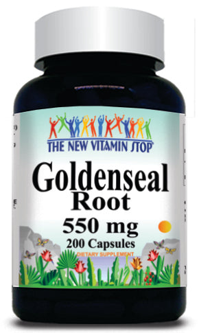 50% off Price Goldenseal Root 550mg 200 Capsules 1 or 3 Bottle Price