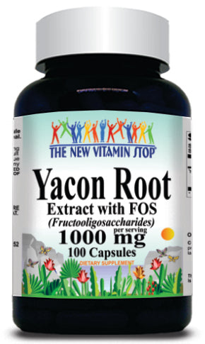 50% off Price Yacon Root Extract 1000mg 100 Capsules 1 or 3 Bottle Price