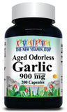 50% off Price Odorless Aged Garlic Extract 900mg 100 or 200 Capsules 1 or 3 Bottle Price