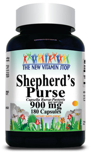 BUY 1 GET 2 FREE Shepherd's Purse 900mg 180 Capsules