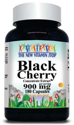 50% off Price Black Cherry Concentrate Extract 900mg 180 Capsules 1 or 3 Bottle Price