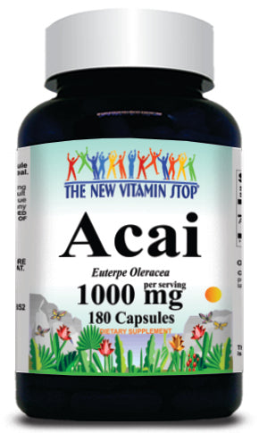 50% off Price Acai 1000mg 180 Capsules 1 or 3 Bottle Price