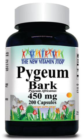 50% off Price Pygeum Bark 450mg 200 Capsules 1 or 3 Bottle Price