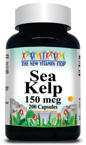 BUY 1 GET 2 FREE Sea Kelp 150mcg 200 Capsules