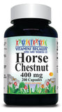 BUY 1 GET 2 FREE Horse Chestnut 400mg  100 or 200 Capsules
