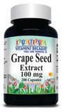 BUY 1 GET 2 FREE Grapeseed Extract 100mg 100 or 200 Capsules
