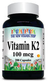 50% off Price Vitamin K2 100mcg 100 or 200caps 1 or 3 Bottle Price