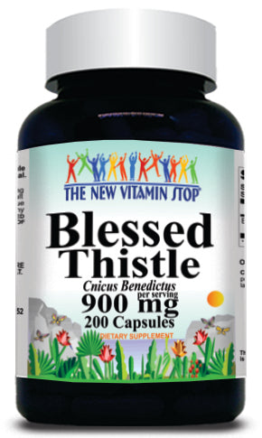 50% off Price Blessed Thistle 900mg 200 Capsules 1 or 3 Bottle Price