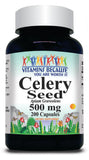 BUY 1 GET 2 FREE Celery Seed 500mg 100 or 200 Capsules