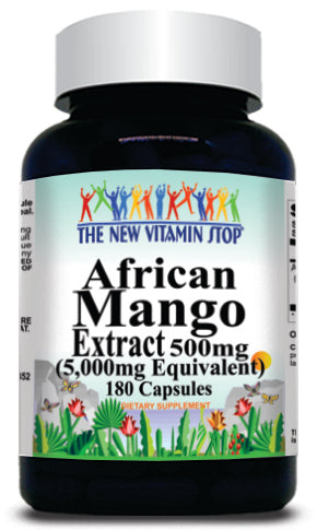 BUY 1 GET 2 FREE African Mango Extract Equivalent 5000mg 180 Capsules