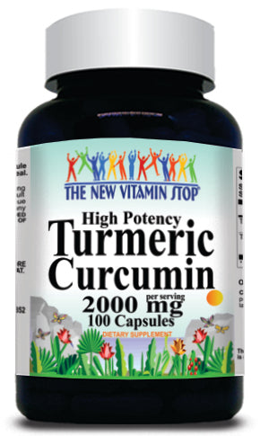 BUY 1 GET 2 FREE Turmeric Curcumin 2000mg 100caps or 200caps