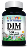 50% off Price DIM 300mg 100 or 200 Capsules 1 or 3 Bottle Price