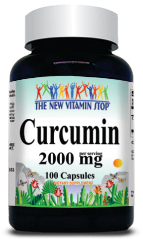 50% off Price Curcumin 2000mg 100 or 200 Capsules 1 or 3 Bottle Price