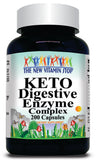 50% off Price KETO Digestive Enzyme Complex 200 Capsules 1 or 3 Bottle Price