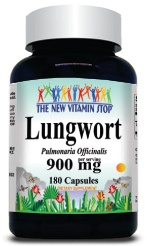 BUY 1 GET 2 FREE Lungwort 900mg 180 Capsules