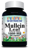 50% off Price Mullein Leaf 1000mg 100 or 200 Capsules 1 or 3 Bottle Price
