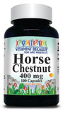 BUY 1 GET 2 FREE Horse Chestnut 400mg  100 or 200 Capsules