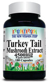 50% off Price Turkey Tail Mushroom Extract 4500mg 90 or 180 Capsules 1 or 3 Bottle Price