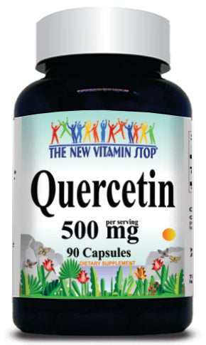 BUY 1 GET 2 FREE Quercetin 500mg 90 or 180 Capsules