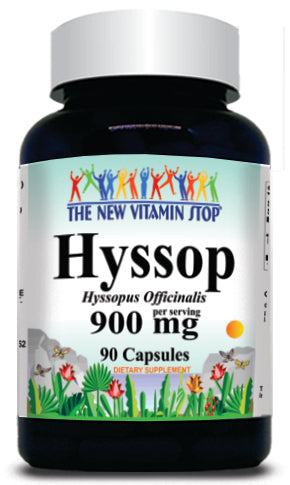 BUY 1 GET 2 FREE Hyssop 900mg 90 Capsules