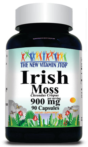 50% off Price Irish Moss 900mg 90 Capsules 1 or 3 Bottle Price