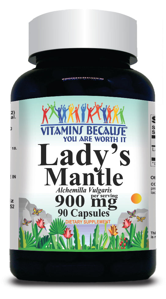 BUY 1 GET 2 FREE Lady's Mantle 900mg 90 Capsules