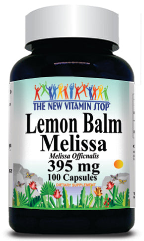 50% off Price Lemon Balm (Melissa) 395mg 100 Capsules 1 or 3 Bottle Price