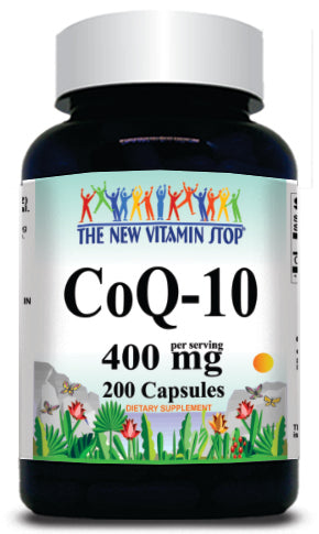 50% off Price CoQ-10 400mg 200 Capsules 1 or 3 Bottle Price