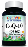 50% off Price CoQ-10 400mg 200 Capsules 1 or 3 Bottle Price