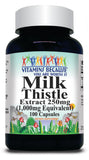 BUY 1 GET 2 FREE Milk Thistle (Silymarin) Extract  Equivalent 1000mg 100 or 200 Capsules