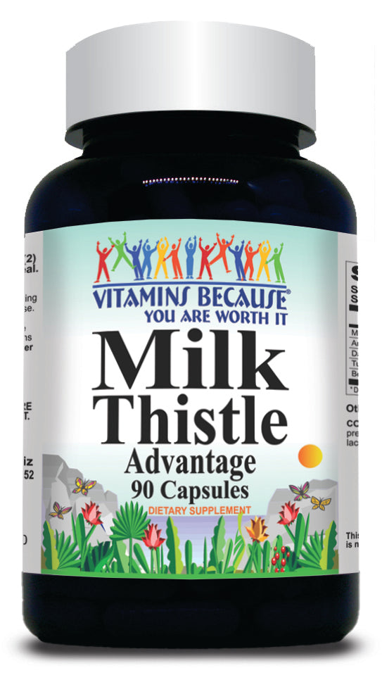 BUY 1 GET 2 FREE Milk Thistle Advantage 90 Capsules