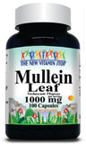 50% off Price Mullein Leaf 1000mg 100 or 200 Capsules 1 or 3 Bottle Price