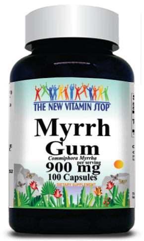 50% off Price Myrrh Gum 900mg 100 Capsules 1 or 3 Bottle Price