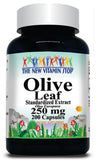 50% off Price Olive Leaf Standardized Extract 250mg 200 Capsules 1 or 3 Bottle Price
