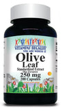 BUY 1 GET 2 FREE Olive Leaf Standardized Extract 250mg 200 Capsules