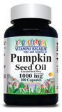 BUY 1 GET 2 FREE Pumpkin Seed Oil 1000mg Emulsified Dry 100 Capsules