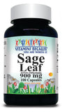 BUY 1 GET 2 FREE Sage Leaf 900mg 100 Capsules