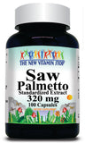50% off Price Saw Palmetto Standardized Extract 320mg 100 or 200 Capsules 1 or 3 Bottle Price