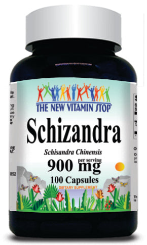 BUY 1 GET 2 FREE Schizandra 900mg 100 Capsules