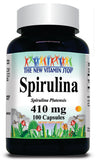 50% off Price Spirulina 410mg 100 Capsules 1 or 3 Bottle Price