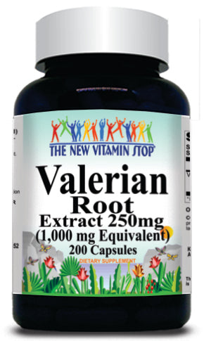 BUY 1 GET 2 FREE Valerian Root Extract Equivalent 1000mg 200 Capsules