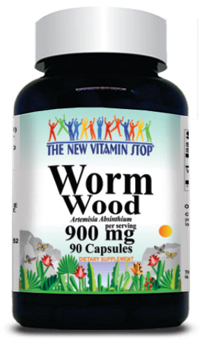 BUY 1 GET 2 FREE Worm Wood 900mg 90 Capsules