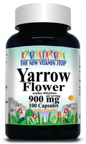 50% off Price Yarrow Flower 900mg 100 Capsules 1 or 3 Bottle Price