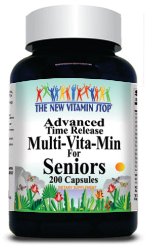 BUY 1 GET 2 FREE Advanced Multi-Vit-Min Seniors Time Release 200 Capsules